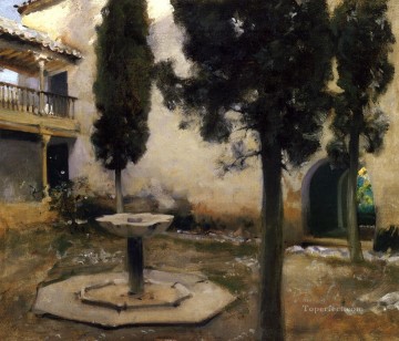  singer pintura - Alhambra Patio de la Reja John Singer Sargent